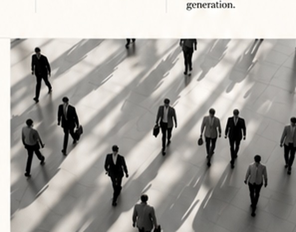 People of different ages crossing a bright public atrium