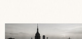 A city skyline representing economic change